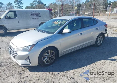 2019 Hyundai Elantra Sel from USA, damaged, VIN 5NPD84LF9KH444615